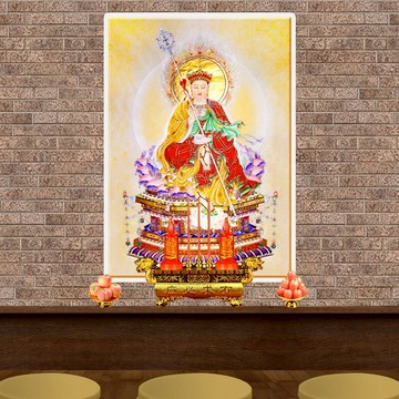 印花線繡十字繡南無大愿地藏王菩薩新款客廳滿磚水晶5d鉆石畫