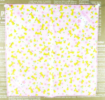 【震撼精品百貨】Hello Kitty 凱蒂貓~手帕~粉色小碎花