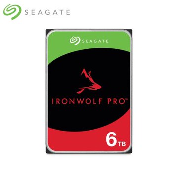 希捷Seagate 那嘶狼Pro IronWolf Pro 6TB NAS專用硬碟 (ST6000NT001)