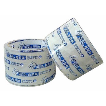 2.5吋 OPP透明膠帶 鹿頭牌 60mmX40y【領券滿額再折千6/30止】