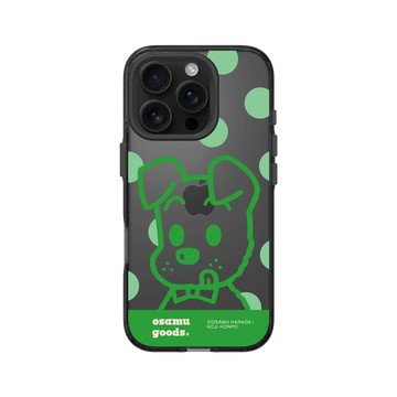 iPhone 16 Pro Clear 酷墨灰 - OSAMU GOODS - 大圓點系列-Dog