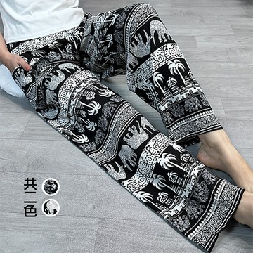 【韓國K.W.】KD3304韓國專櫃級薰衣草戀情柔棉稠家居褲睡褲(女睡衣/家居服/長褲/運動)