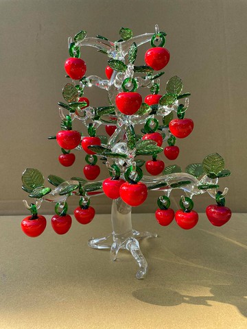 水晶玻璃 橘子 蘋果 夜光 發財樹 大吉大利 平安