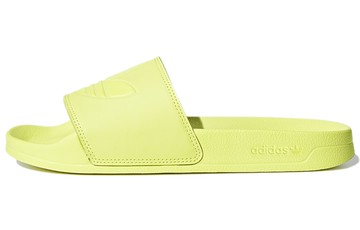 ADIDAS ORIGINALS ADILETTE LITE LIGHTWEIGHT COZY SPORTS SLIPPERS YELLOW