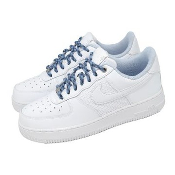 Nike 休閒鞋 Air Force 1 07 LV8 ESS+ 男鞋 白 編織 AF1 IW1892-111
