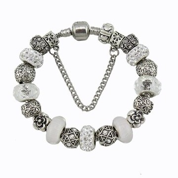 串珠手鍊 手環-閃亮鑲鑽復古水晶飾品熱銷生日情人節禮物女配件73kc303【獨家進口】【米蘭精品】