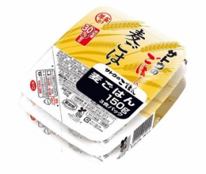 サトウ食品 サトウのごはん 麦ごはん 3食パック (150g×3食)×12個入｜ 送料無料