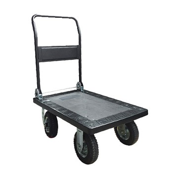 華塑重型折疊拉貨平板手推車/HS-960A-8/長90x寬60x高100cm/8吋充氣輪/台