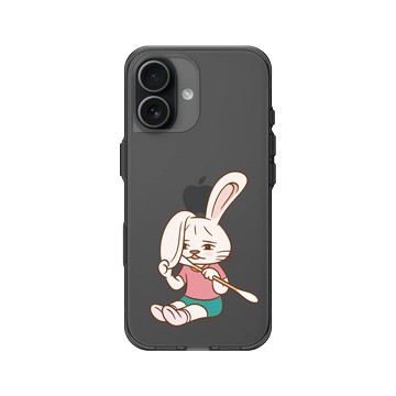 iPhone 17 Clear (相機按鈕) 酷墨灰 - Keigo - Cotton Swab