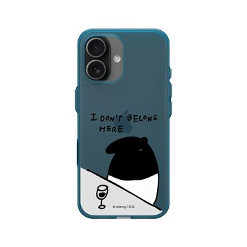 iPhone 17 Clear (相機按鈕) 夜幕藍 - 馬來貘 Laimo - 孤芳自賞