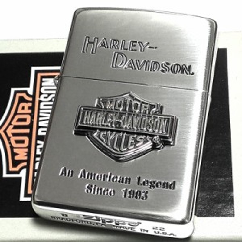 ZIPPO ライター ハーレーダビッドソン ジッポ シルバー エスメタル 