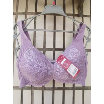 甜美日單蕾絲邊固定雙肩帶短背心女內衣舒適無鋼圈薄棉杯文胸1802