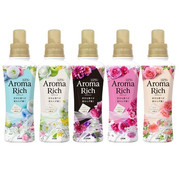 LION 日本  獅王 Aroma Rich 衣物香氛消臭柔軟精 480ml