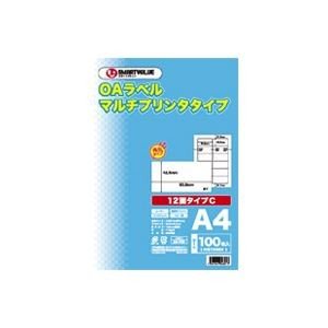 (業務用20セット) ジョインテックス OAマルチラベルC 12面100枚 A237J