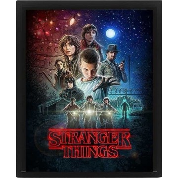 怪奇物語 Stranger Things (正式版) 英國進口3D海報