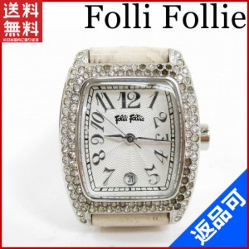 フォリフォリ 腕時計 Folli Follie 腕時計 レディース ロゴ(激安・即納)【中古】 X3132 | LINEショッピング