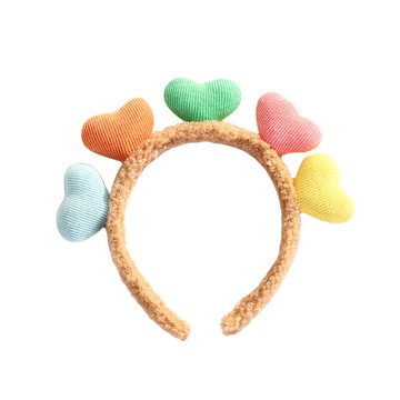 可彩色毛球箍甜美毛箍洗束防滑卡女