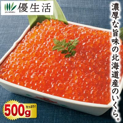 いくら イクラ 500g  北海道産いくら醤油漬け500g セット