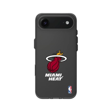 iPhone Air Clear (相機按鈕) 酷墨灰 - NBA - Logo-邁阿密熱火 Miami Heat - Light