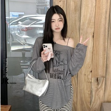 【JK極客】 防曬衣服女夏季新款寬鬆薄款長袖T恤女 透氣防曬上衣 寬鬆T恤