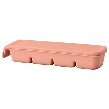 Firgi 雙重密封副食品4格分裝盒  1個  200ml  灰粉色