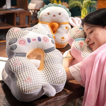 冰絲午睡枕趴睡枕學生辦公室午休趴趴枕小枕頭腰靠枕兒童抱枕禮物