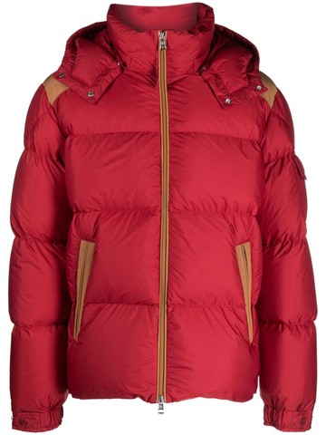 Moncler - Kitinen padded jacket - men - Polyamide/Polyamide/Polyester/Cotton/Feather Down - 5 - Red