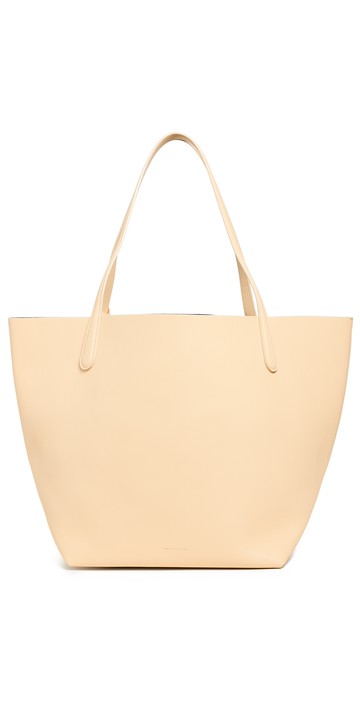 Mansur Gavriel Everyday Soft Tote Butter/Aubergine One Size