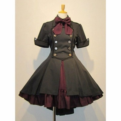 36 割引 一つ目の項目を先に選択してください ダークネイビー バーガンディ人気ブランドの新作 制服コスプレフリルツートンアイドル衣装ハイロー ロリータワンピースドレスゴスロリ軍服ワンピース バッグ バッグ 雑貨 一つ目の項目を先に選択してください ダーク