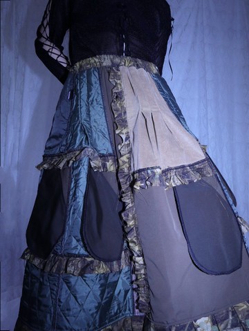 口袋設計裙子 9014 meikeiin改造手作