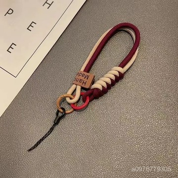 臺灣出貨⚡英倫風手機殻掛鏈編織手機掛繩高級輕奢手腕女款手機鏈手機繩防掉 B8XF