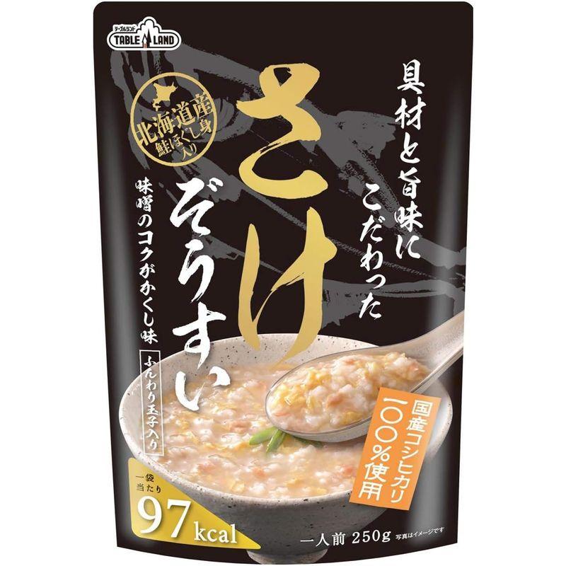 テーブルランド 具財と旨味にこだわった さけぞうすい 250g ×4個