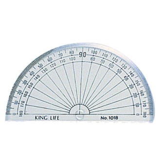 徠福 Life 半圓分度器(NO.1018)