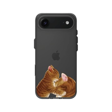 iPhone Air Clear (相機按鈕) 酷墨灰 - Nyangsongi - 擁抱