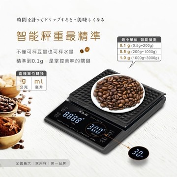 【知久道具屋】PT-V60 秤重/計時智能雙顯咖啡秤 烘焙 咖啡 電子秤 磅秤