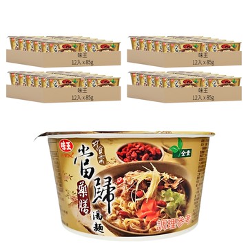 味王 巧食齋 當歸藥膳湯麵 全素 85g  48入