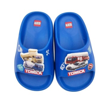 【菲斯質感生活購物】台灣製TOMICA厚底拖鞋 車車 童鞋 中大童鞋 TOMICA 拖鞋 台灣製童鞋 男童鞋