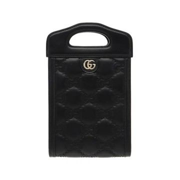 GUCCI 723776 GG 縫線標幟手提包斜背包手機包 / 迷你