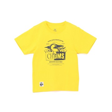 CHUMS Kids Old & New Booby T-Shirt 中大童 短袖上衣 黃色 CH211442Y001