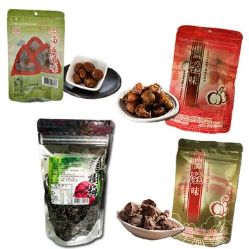南化果樹產銷班蜜餞(紫蘇梅/甜菊梅/茶梅/糖樹梅)