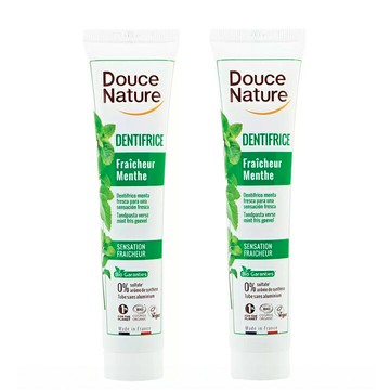 [COSCO代購5] D151123 Douce Nature 蘆薈薄荷清新口氣牙膏 75毫升 X 2入