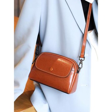 GZ包包女2025新款媽媽款真皮女包手機包單肩斜挎包女感迷你小包7E