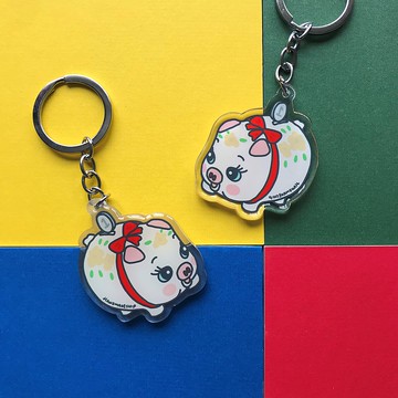 鎖匙扣 - 豬仔錢箱