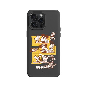 iPhone 15 Pro Max SolidX 黑 - 迪士尼-米奇 Mickey - 朋友們的三連拍