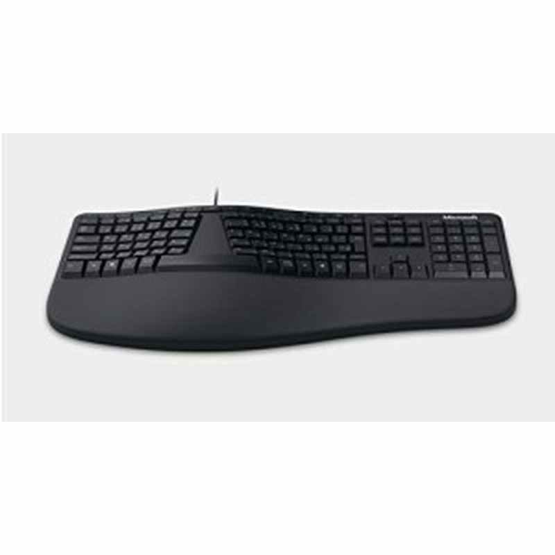 マイクロソフト エルゴノミック キーボード LXM-00018 有線 快適操作 クッション付きパームレスト USB接続 (ブラック) 通販  LINEポイント最大2.0%GET LINEショッピング