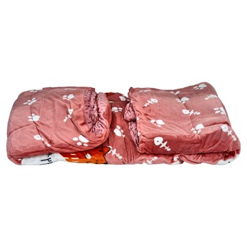 LOHAS 石墨烯安撫暖暖被 黑科技蓄熱 親膚舒適  粉色 款式隨機  150*200cm  被子