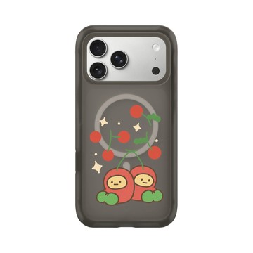 iPhone 17 Pro Max AirX 本質黑 - 瘋狂眼珠 Crazy Eyes - 炸蝦櫻桃日