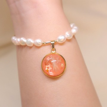 【凍結時間】寵物毛骨灰胎毛紀念x純色星星款 l 耳環/吊墜/鑰匙圈