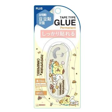 普樂士PLUS豆豆彩貼魔豆正帶雙IP限定版/TG-111-SS-TW/54-532/狗狗好朋友-野餐/6mmx10M