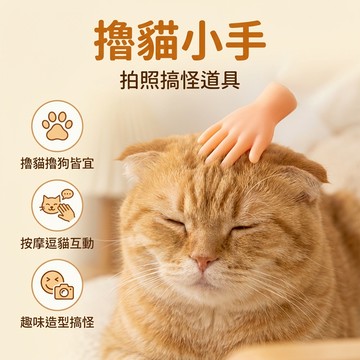 【台灣現貨】 擼貓小手手 逗貓小手 小手指套 指套 矽膠小手 貓 狗 寵物 玩具 小手指 擼貓套 撸貓 手指套